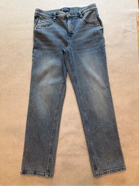 Democracy Straight Leg Women's Size 8, Light to Med Wash, Side Pockets